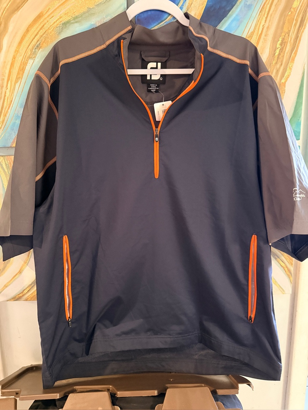 FootJoy Men's Short Sleeve Sport Windshirt